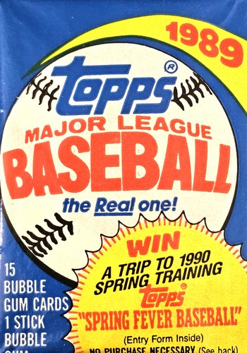 1989 topps baseball - topps, a